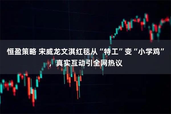 恒盈策略 宋威龙文淇红毯从“特工”变“小学鸡”，真实互动引全网热议